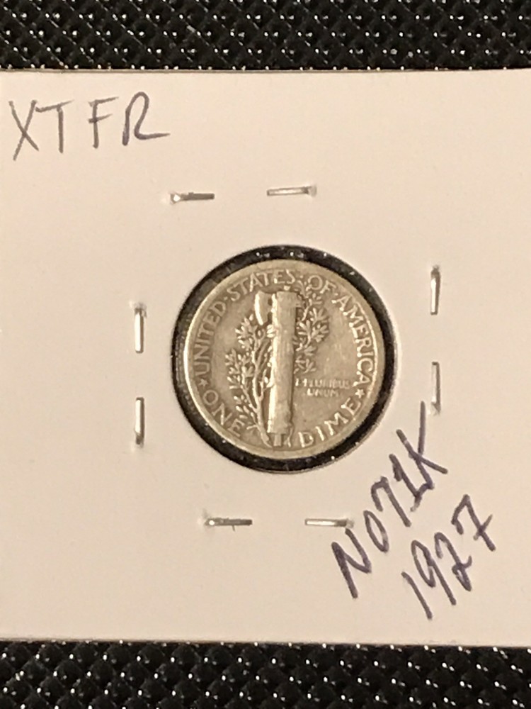 1927 Mercury Dime F+