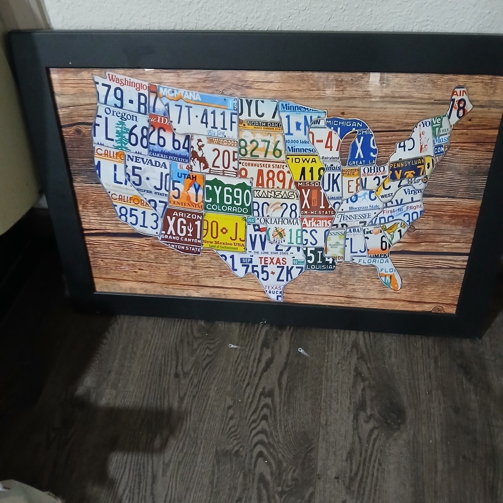 License Plate Map.
