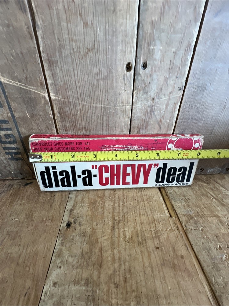 Dial-a- “Chevy” Deal Adding Machine
