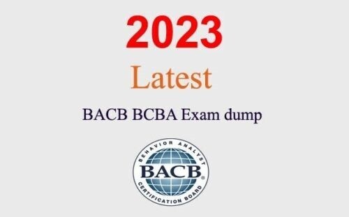 BACB BCBA Q&A GUARANTEED (1 month update)