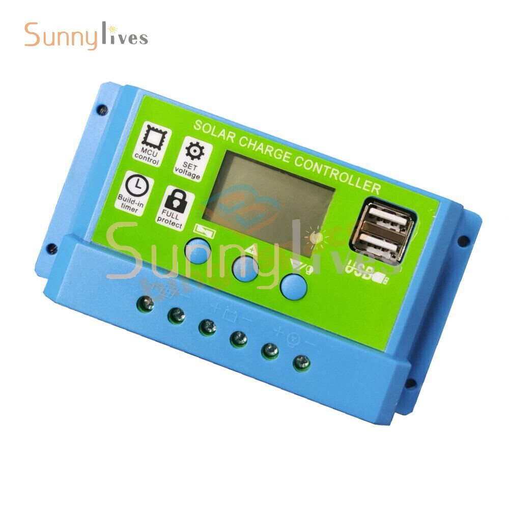10A 20A 30A LCD display Photovoltaic Solar Charging Universal Controller