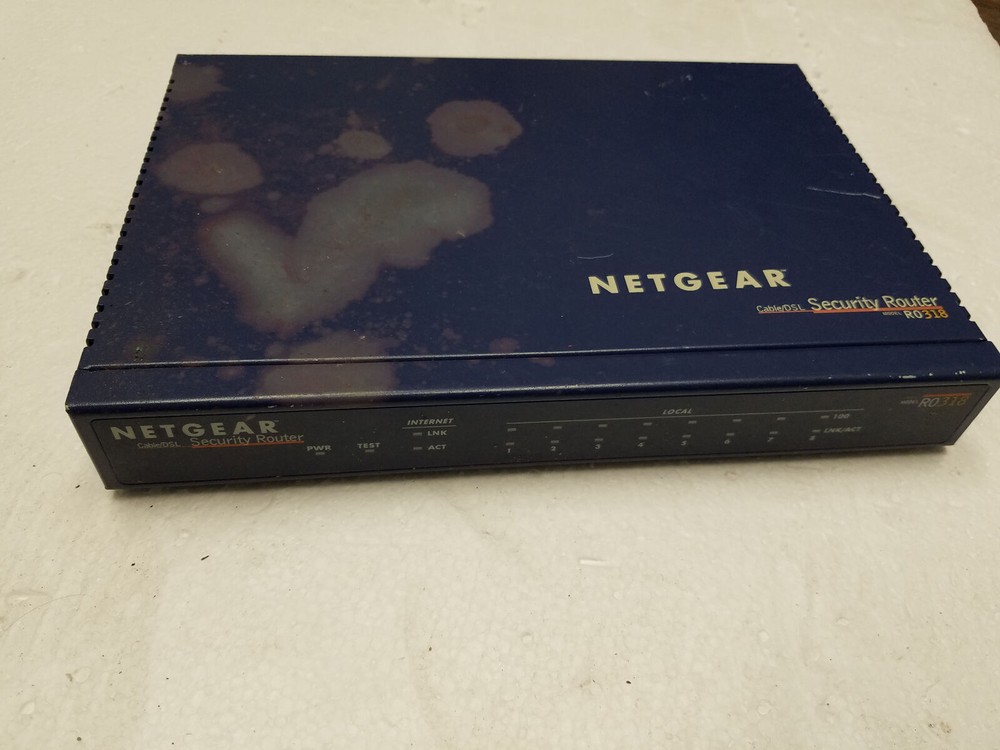 NETGEAR Cable or DSL Security Router with 8 Port Switch Model R0318