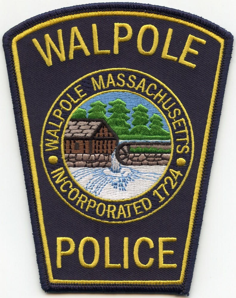 WALPOLE MASSACHUSETTS MA POLICE PATCH