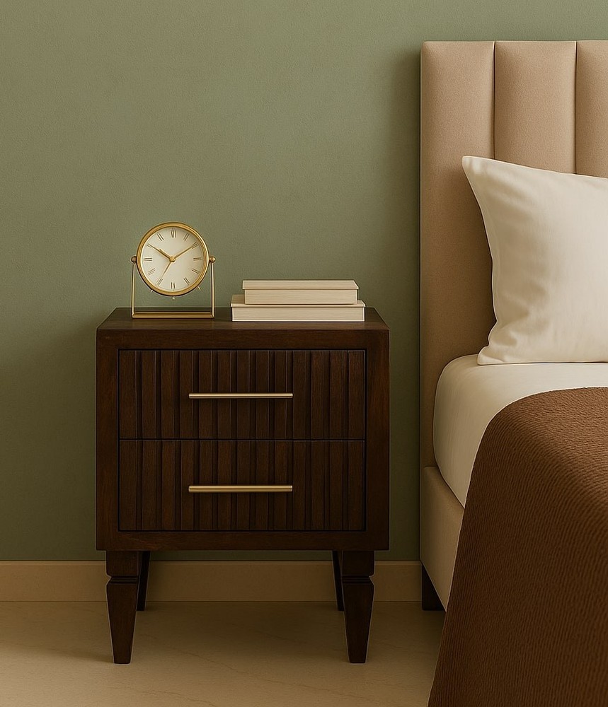 Solid Wood Belmont 2 Drawer Nightstand