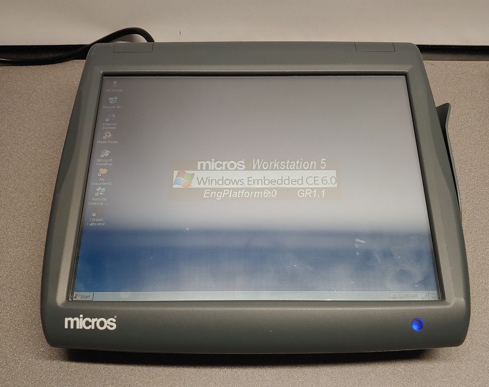 Micros Workstation 5 System Unit Touch Screen POS Terminal