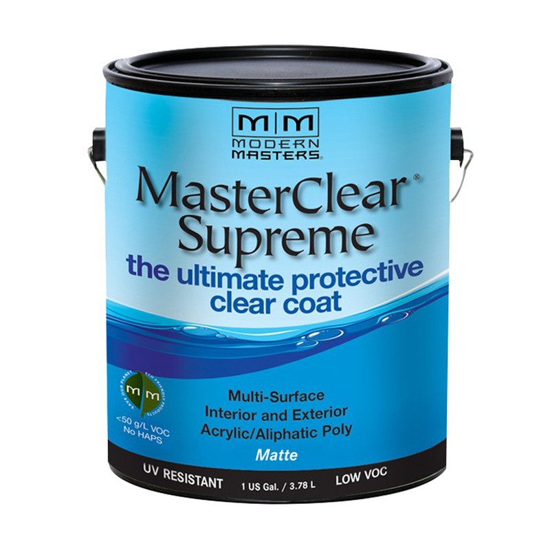 Modern Masters MasterClear Supreme Matte Clear Water-Based Protective Coating 1