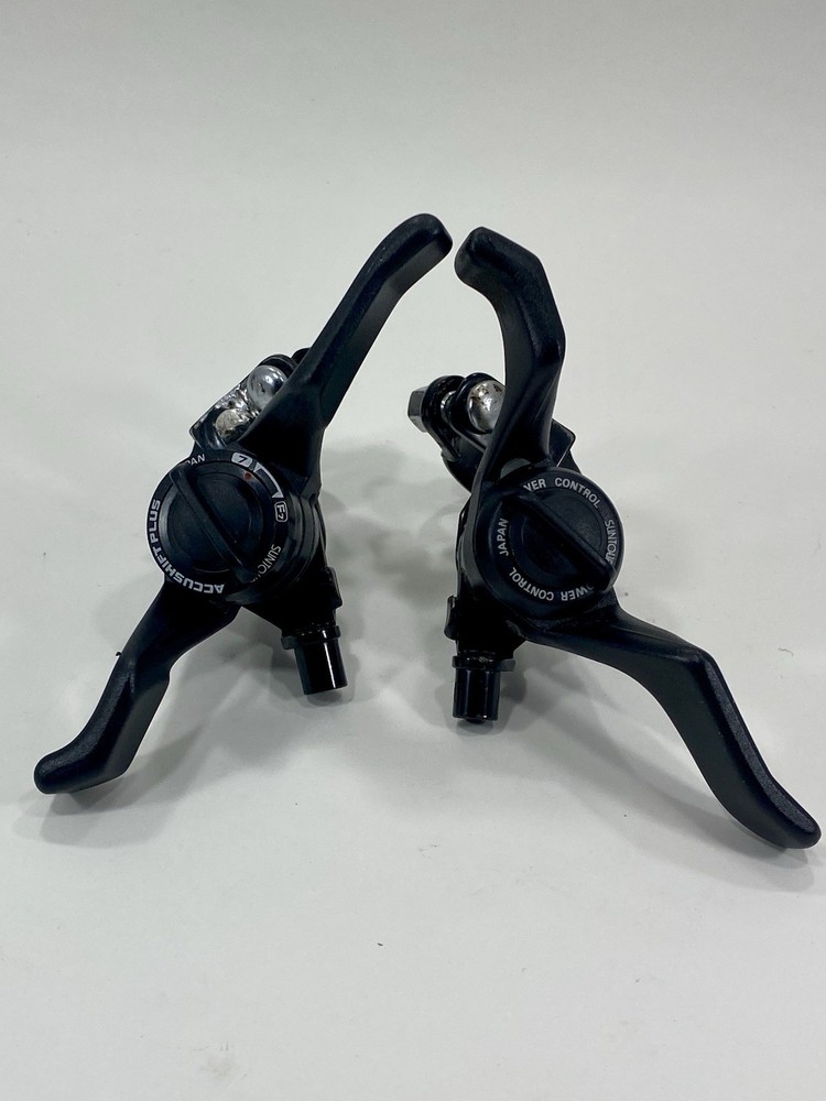 Vintage Suntour Command Shifter Set 7s Shift Lever Power Control Accushift Plus