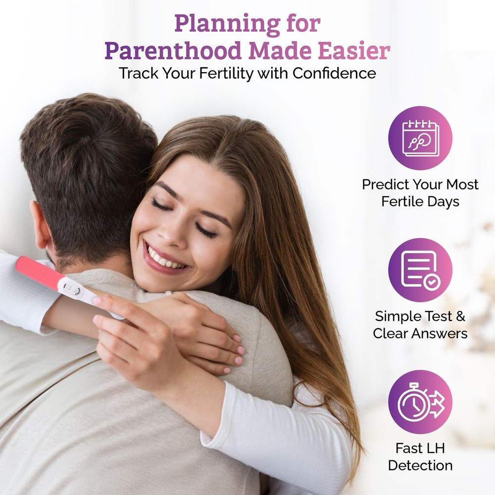 Versea Easy Lab Ovulation Midstream Tests 5 Test Pack 3 Minute Easy Read Resu...