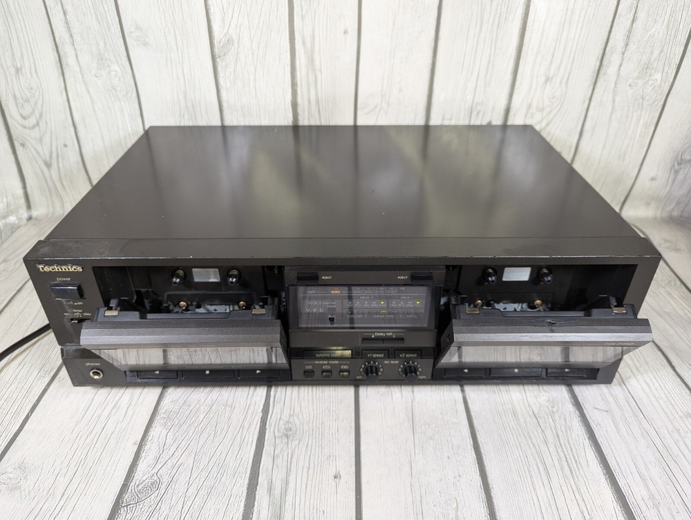Technics RS-TR265 Stereo Double Cassette Deck HX Pro Retro 90s - TESTED