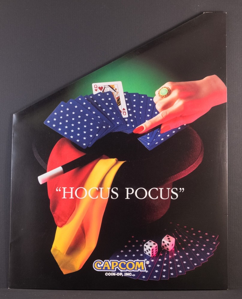 Hocus Pocus Capcom Pinball Flyer from 1995