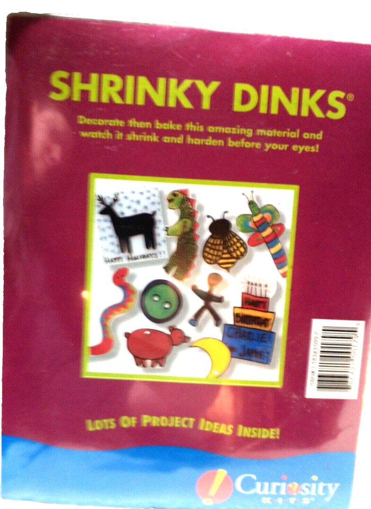 Shrinky Dinks by Curiosity Kits - 12 Sheet included -