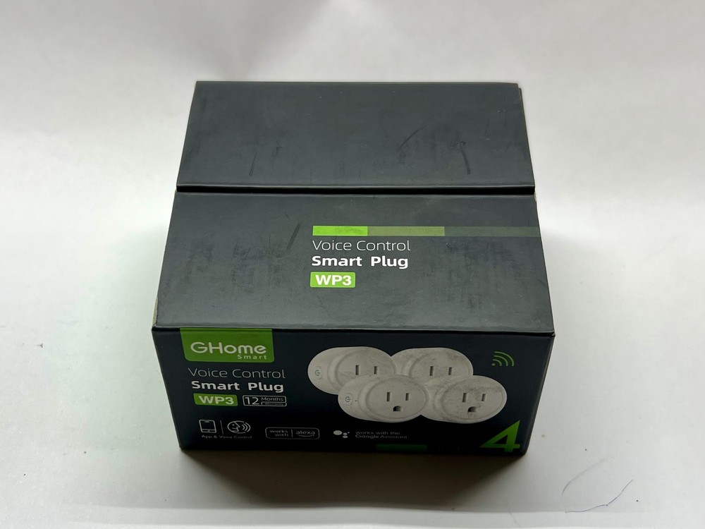 GHome Smart Mini Smart Plug, WiFi Plug Outlet Timer Smart Socket works w Alexa/G