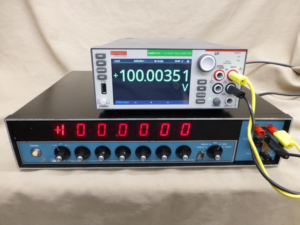 Data Precision 8200 DC Voltage Calibrator 0-100 V 0-100ma Tested Adjusted GPIB