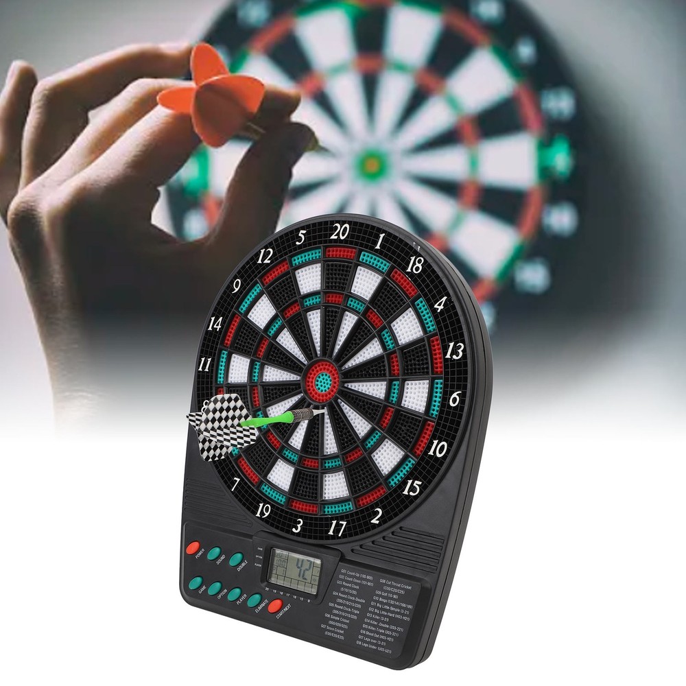 Electronic Dartboard Set Automatic Scoring Soft Tip Dartboard With Multiple FF