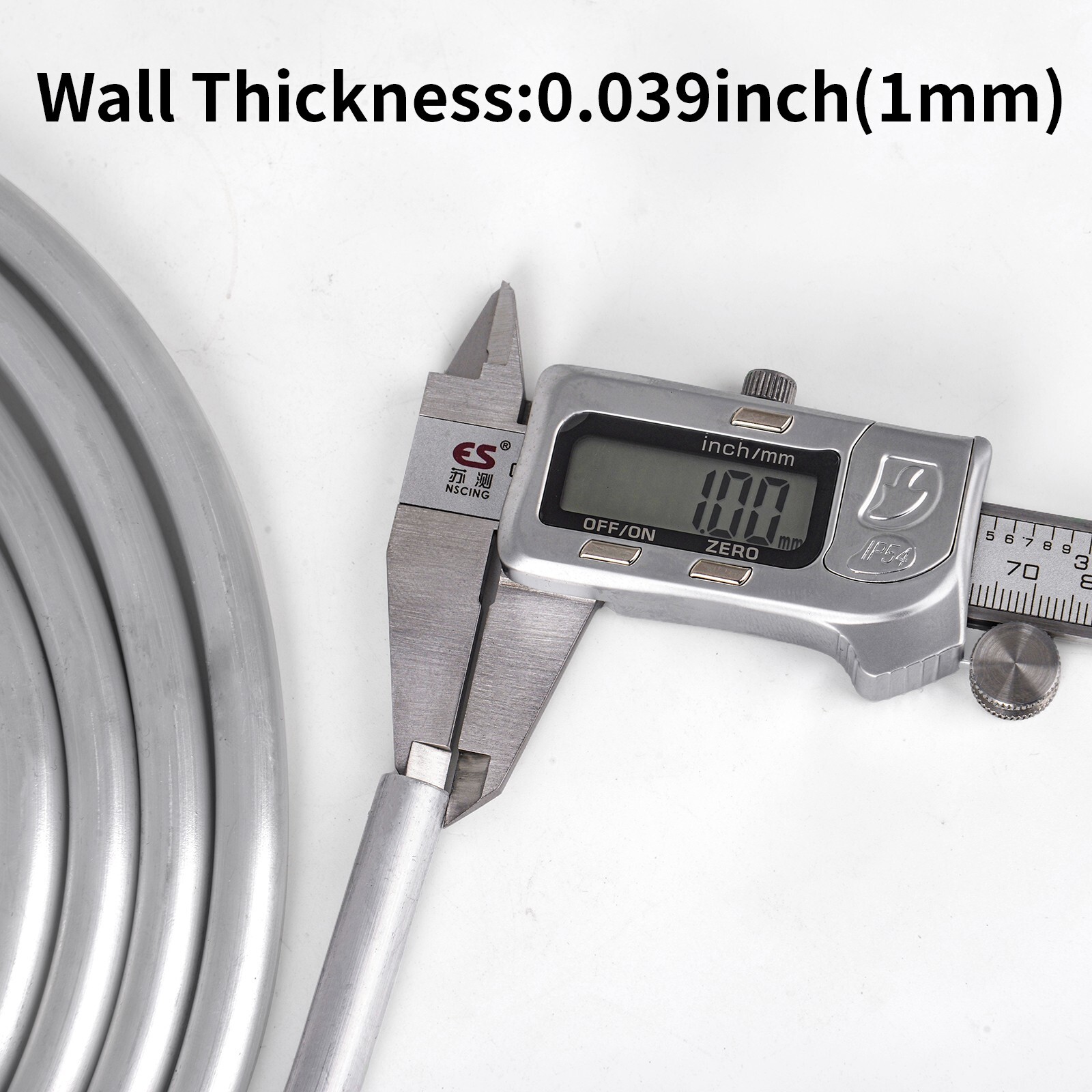 3/8" OD Aluminum Hard Fuel Line Tubing 25ft 0.039" Wall for Auto Fuel Systems