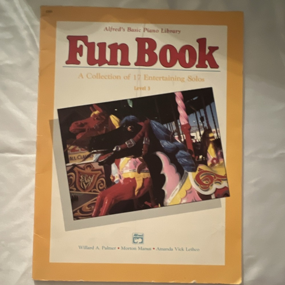 Alfred's Basic Piano Library Fun Book Level 3 Sheet Music Children Beginner