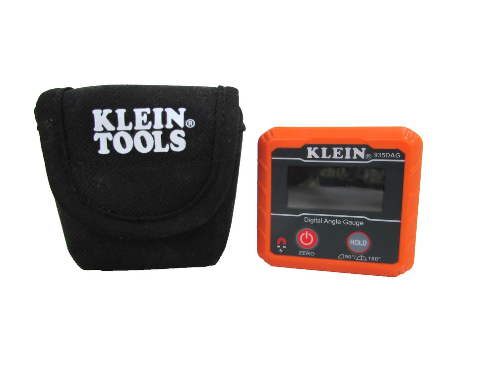 KLEIN TOOLS 935DAG, DIGITAL ANGLE GAUGE & LEVEL, MEASURE & SET ANGLES
