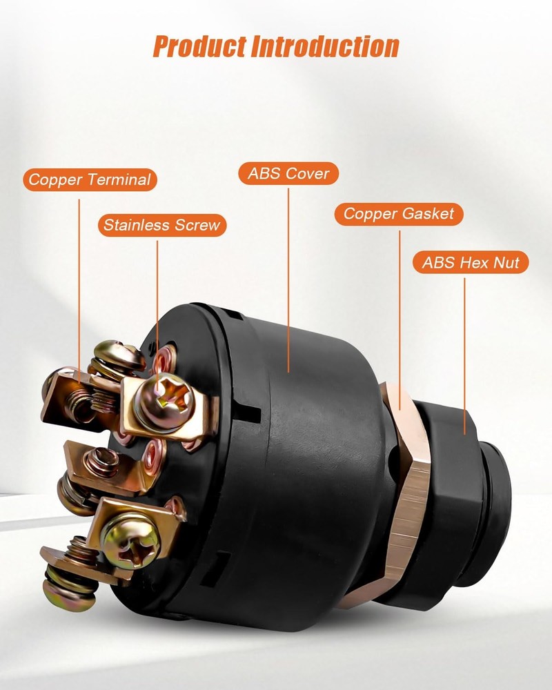 MP41000 Marine Ignition Switch Fit for Most Mercucy Sierra Models Replace 87-...