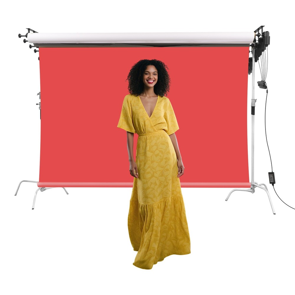 6 Rollers Photography Backdrop Roller & Remote Electric Background Mechanism