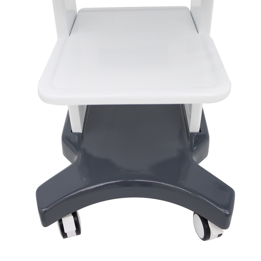 3 Holes ABS Mobile Trolley Cart for Portable Ultrasound Scanner System w/Wheels