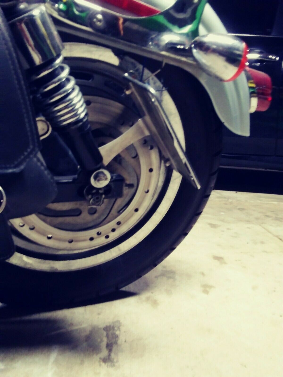 Side License Plate Relocation Bracket for HARLEY DAVIDSON SPORTSTER All Years