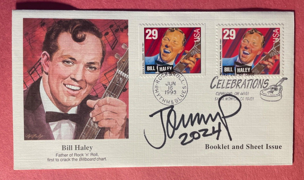 SIGNED JOHN MELLENCAMP FDC AUTO FIRST DAY COVER-