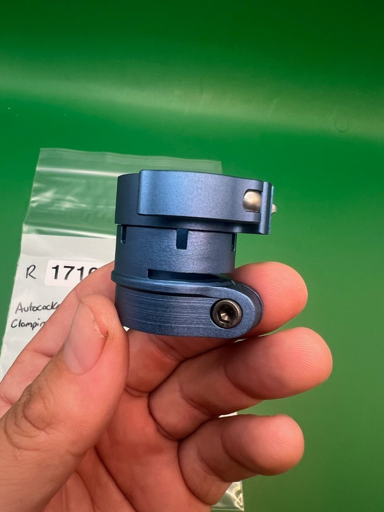 Autococker Clamping Feedneck Blue