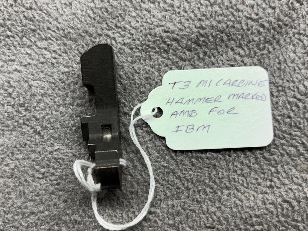 M1 CARBINE TYPE 3 HAMMER MARKED AMB - IBM