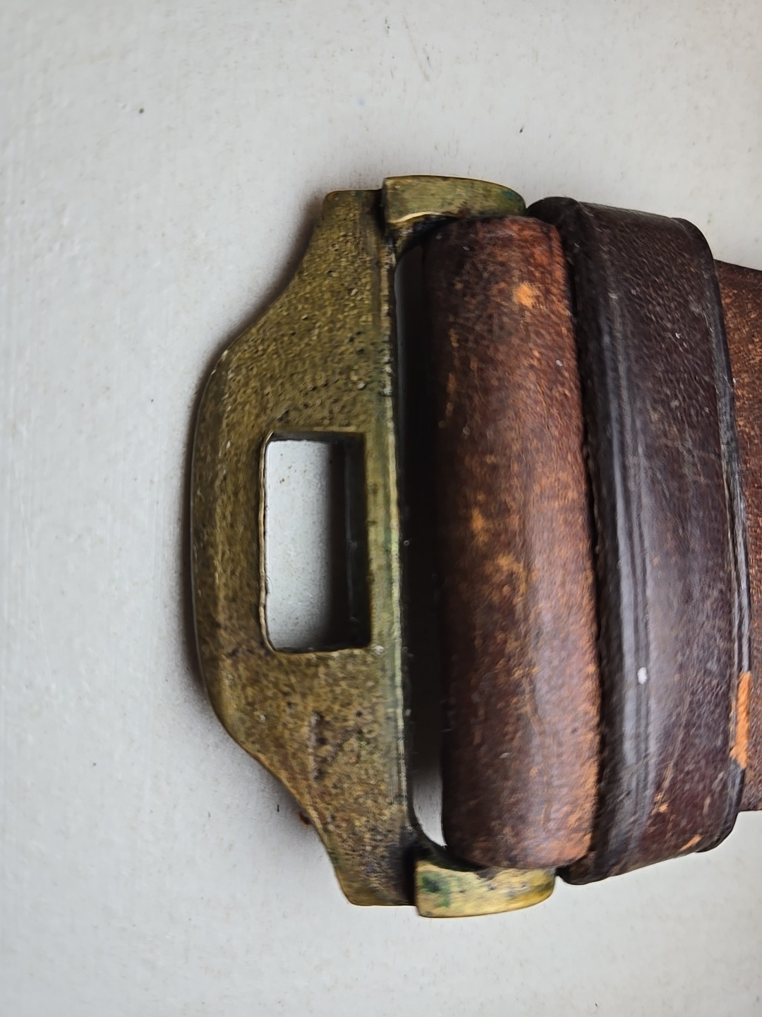 Indian Wars Army Model 1874 Leather Belt w/US Buckle-Rock Island Arsenal 11 Cav