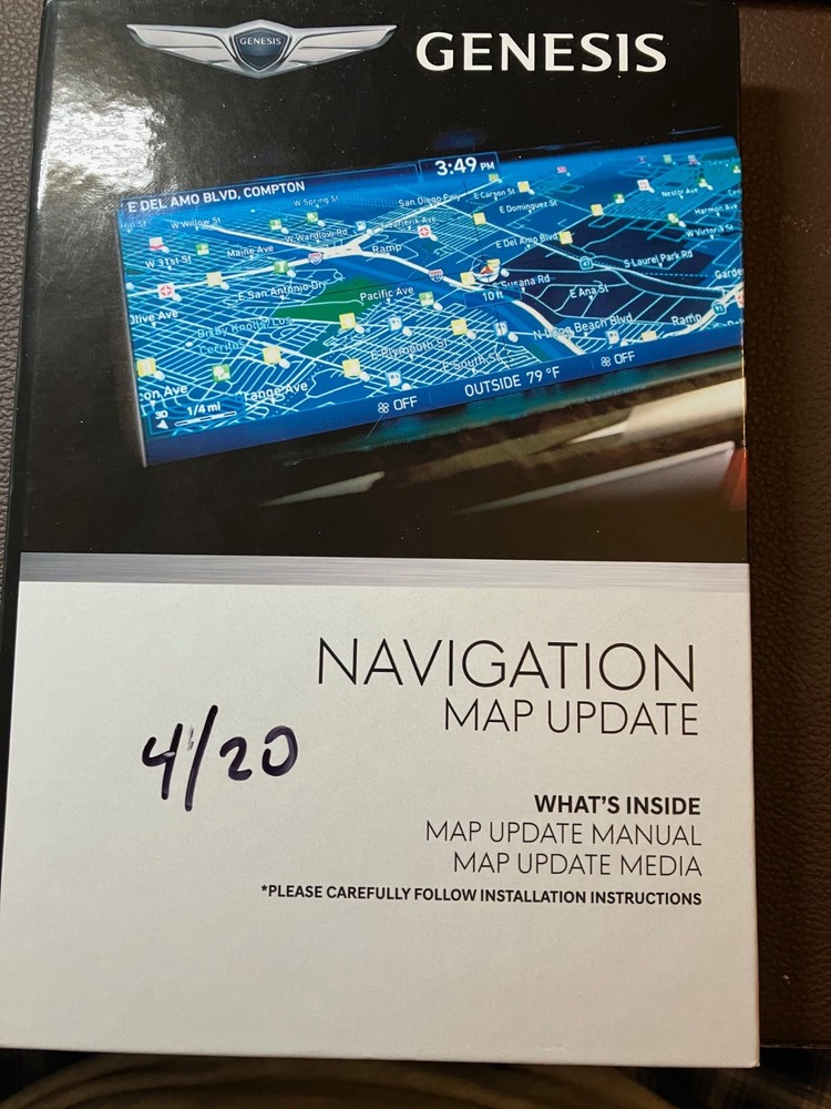 2017 Genesis G80 Navigation Map Update