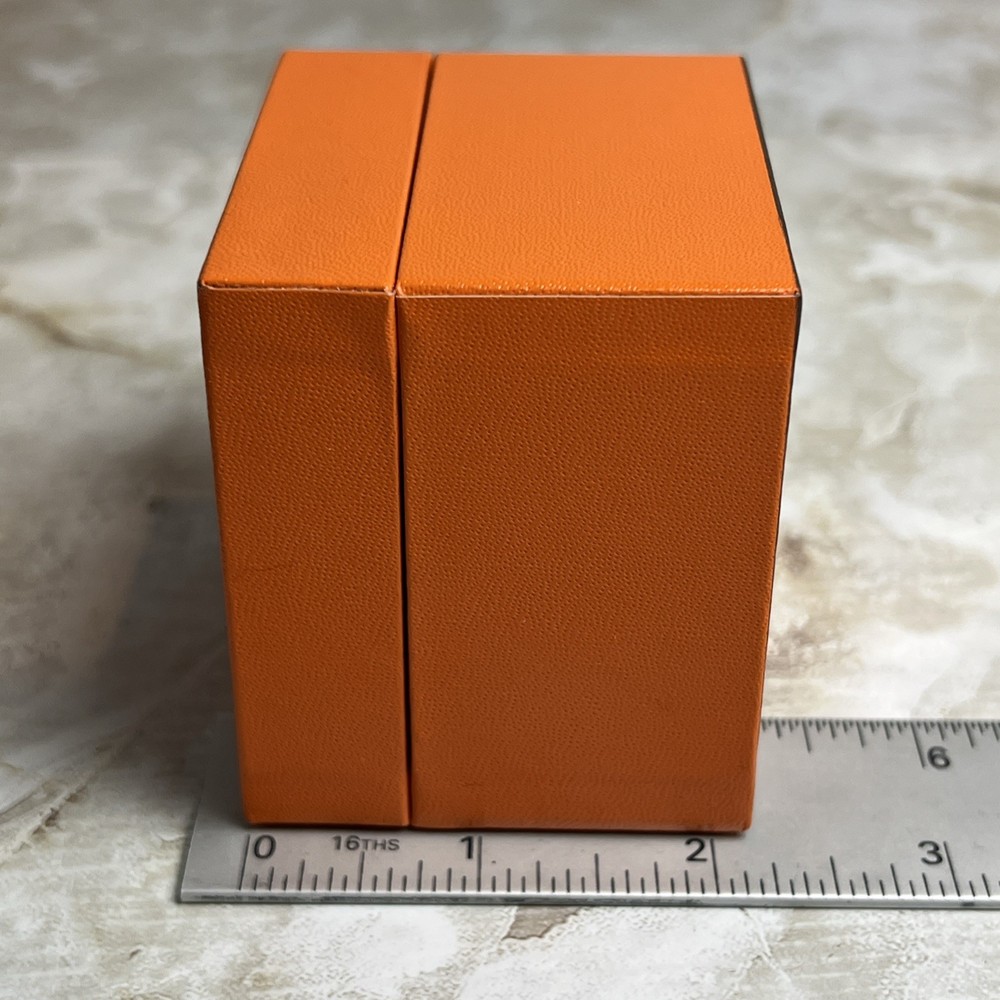 Authentic Hermes Paris Empty Ring Box Only 2.5" x 2.5" x 2.18" Designer