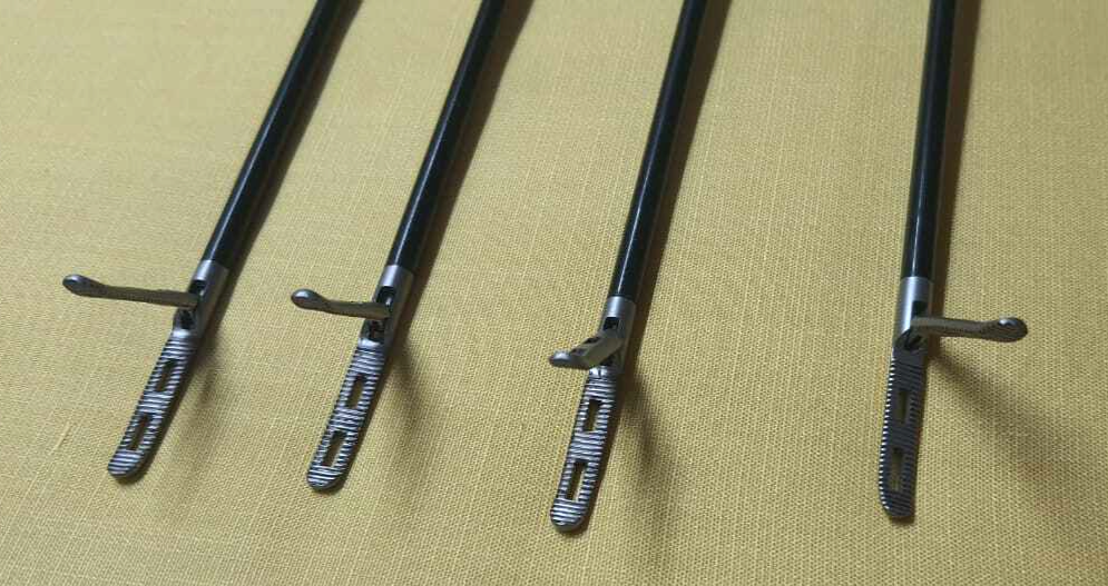 4pc Laparoscopic Croce olmi Grasping Forceps 5mmx450mm Surgical Instruments