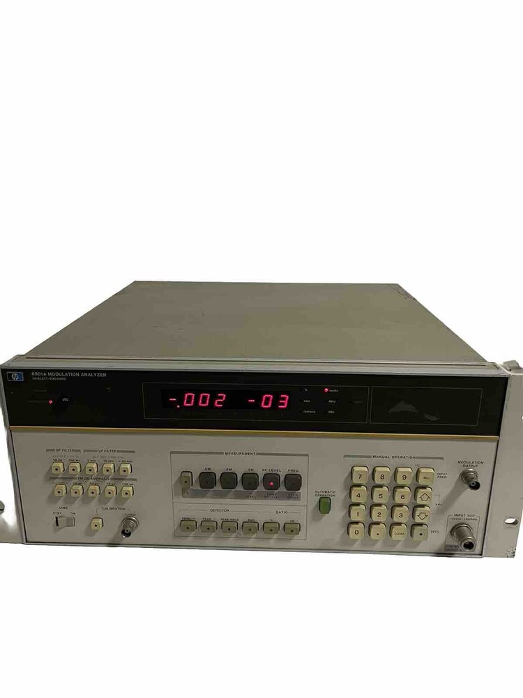 Hp HEWLETT - PACKARD 8901A MODULATION ANALYZER Opt: 003 / 010