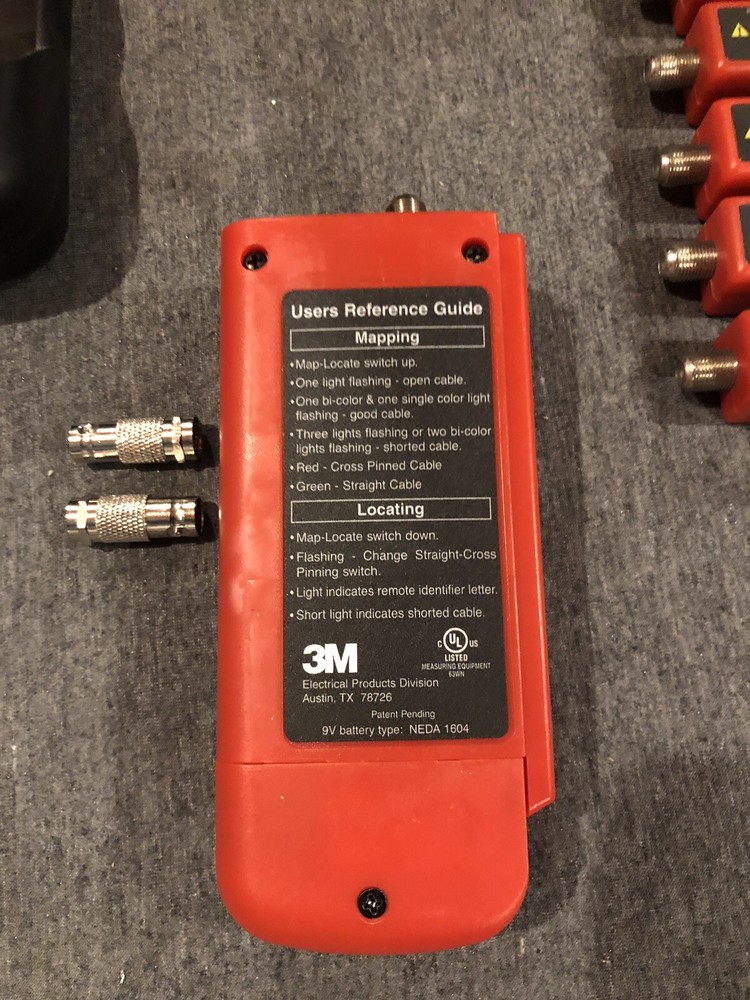 3M DT-2000 D-T Series Data Communications Coax Cable Detector w/ Case