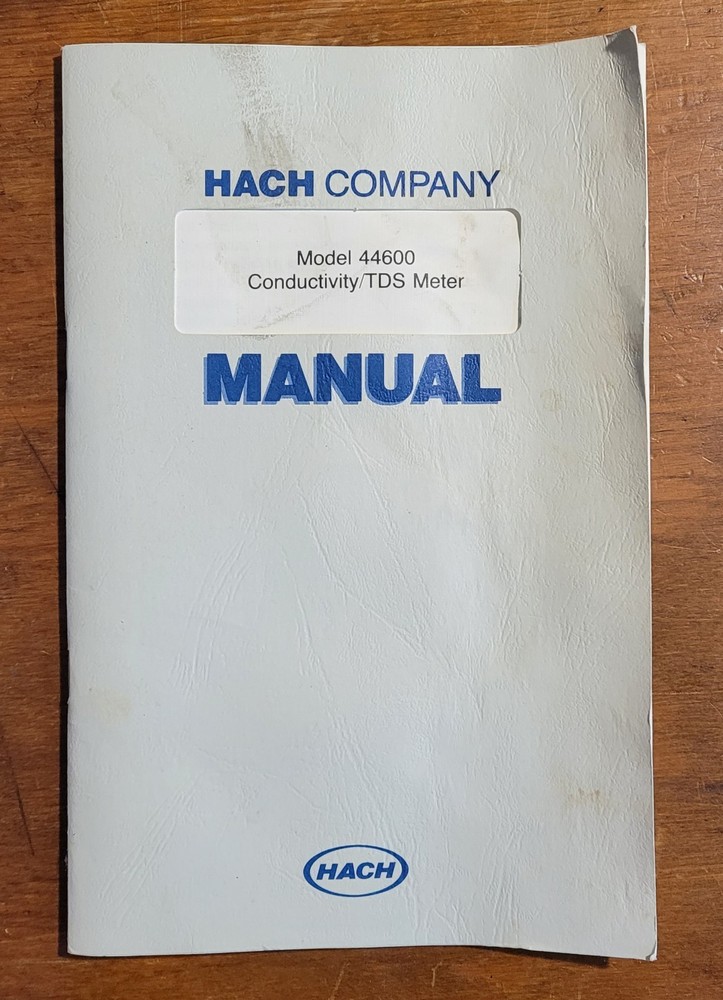 Hach 44600 Conductivity/TDS Meter