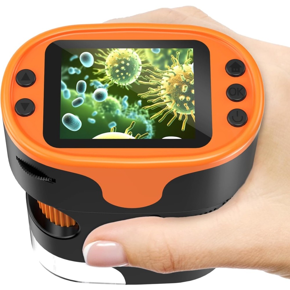 Mini Pocket Microscope for Kids - 1000X Magnification, Perfect for STEM Learning