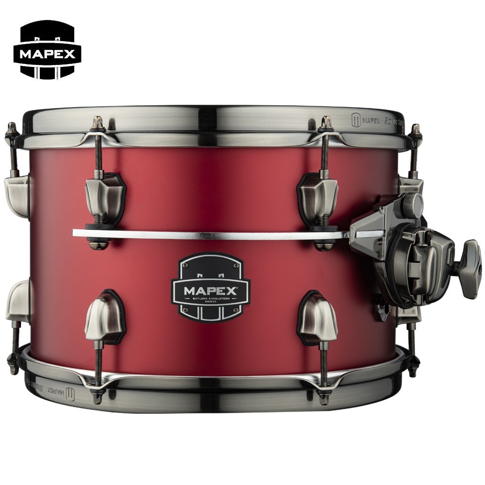 Mapex Saturn Evolution 10" x 7" Maple Mounted Tom Tuscan Red Lacquer SET1007MBPA