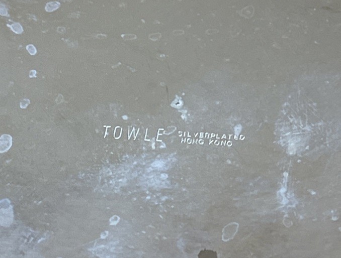 Lot Of 8 Towle Silver Plated Charger Plates 11-5/8” NOT perfect