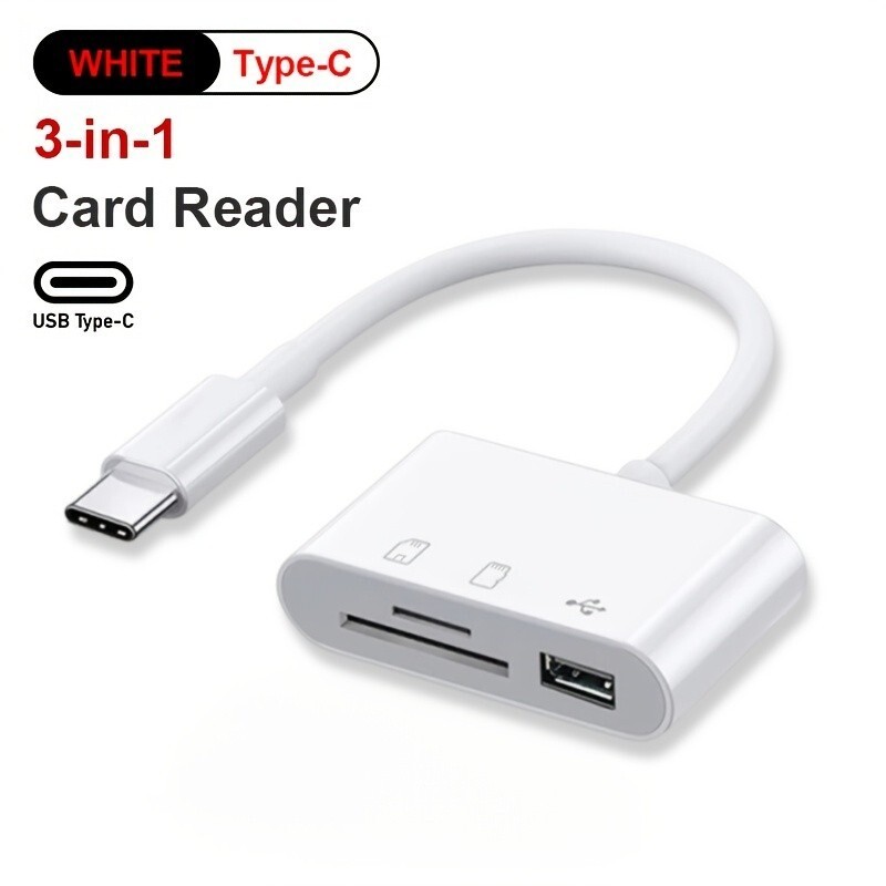 Type C Micro USB Adapter USB TF SD Card Reader USB-C Memory Card Adapter