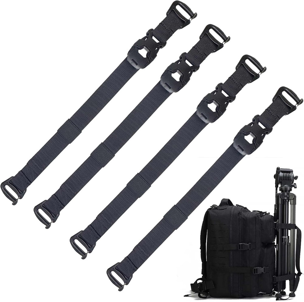 Tactical Molle System Backpack Straps - Adjustable 20.8" Pack Attachment Strap A