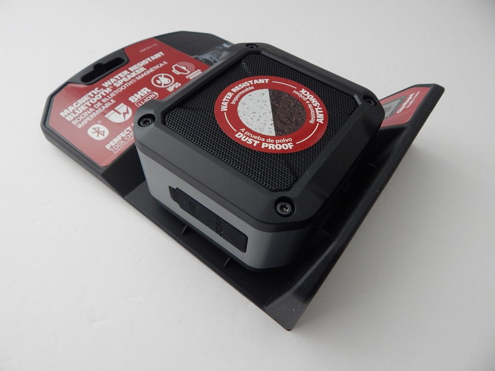 Universal Magnetic Water Resistant Dust Proof Bluetooth Speaker Black