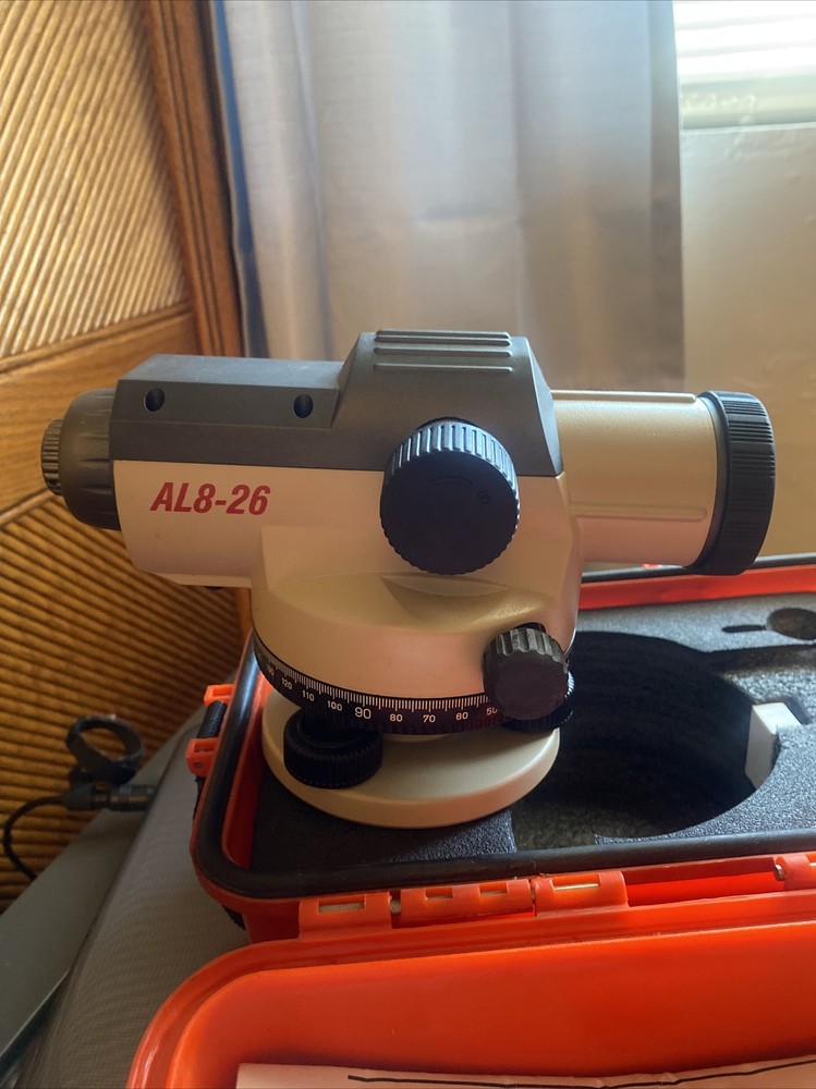 DAVID WHITE AL8-26 SURVEYING TOOL Power Automatic Optical Transit Level in Case