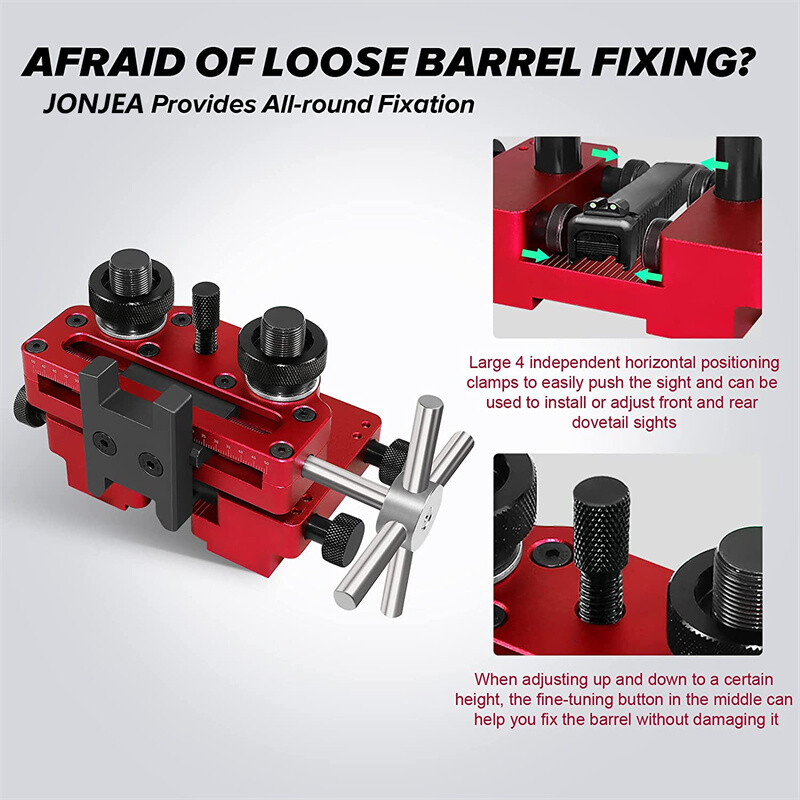 Universal Handgun Sight Pusher Tool for 1911 Glock Sig Springfield Front or Rear