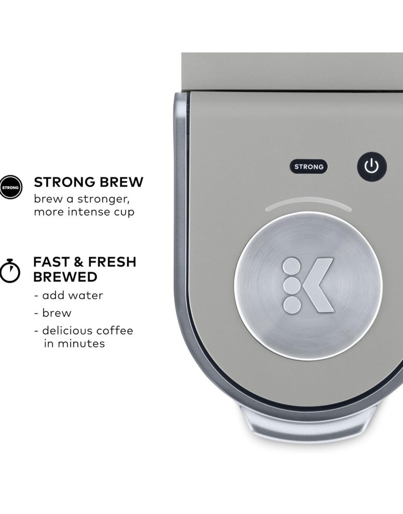 Keurig K-Mini Plus Single Serve K-Cup Pod Coffee Maker - Gray
