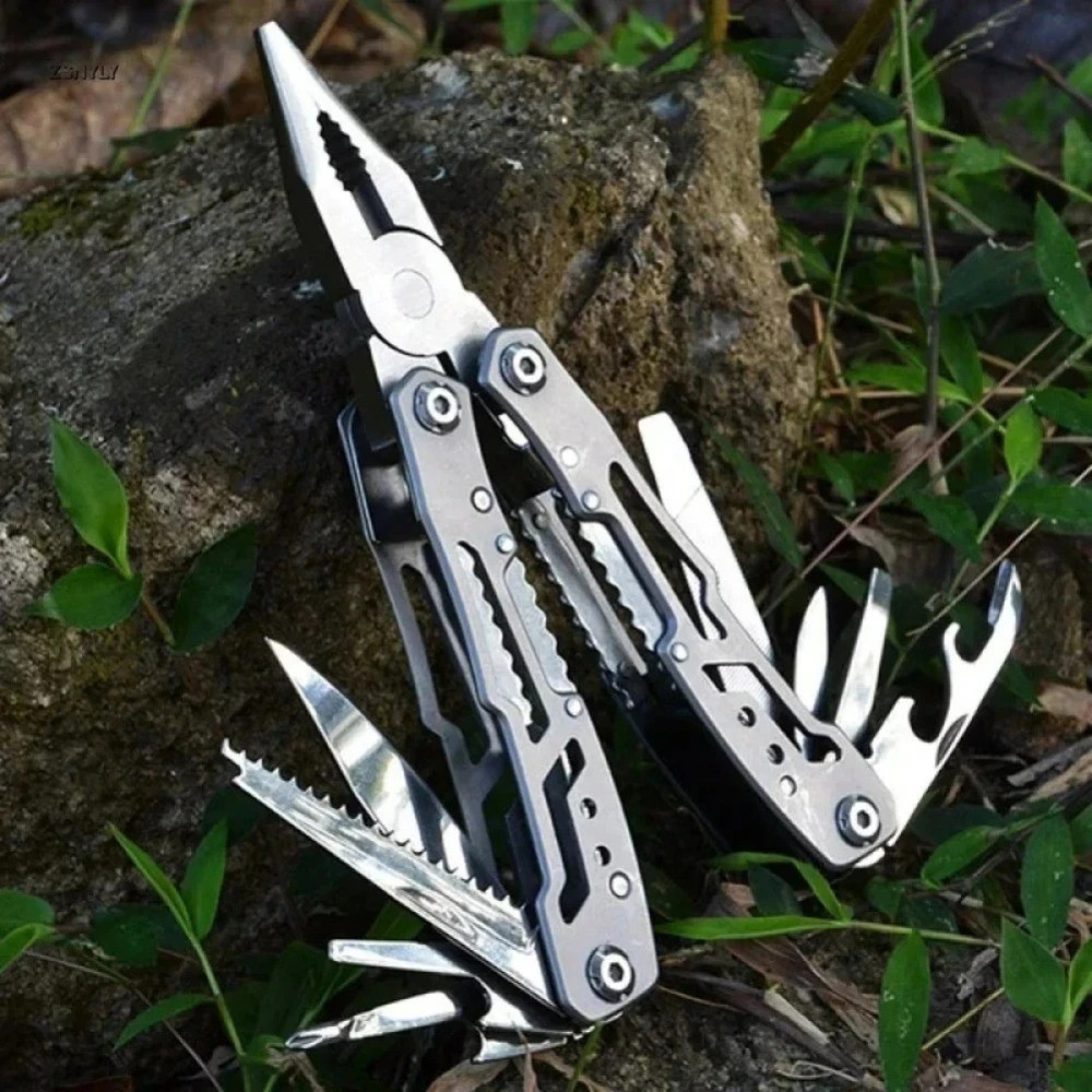 14-in-1 MINI Multitool Pliers Rugged & Practical Portable Pocket Camping Tools