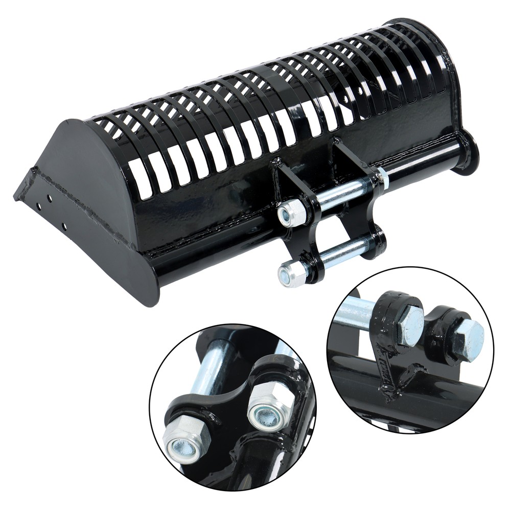 LABLT 600mm Width Sand Bucket Attachment For one ton Mini Excavator digger