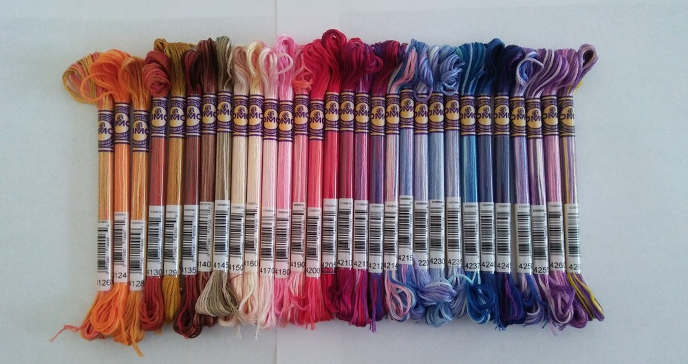 DMC Full Set Color Variations Embroidery Thread, 60 Colors