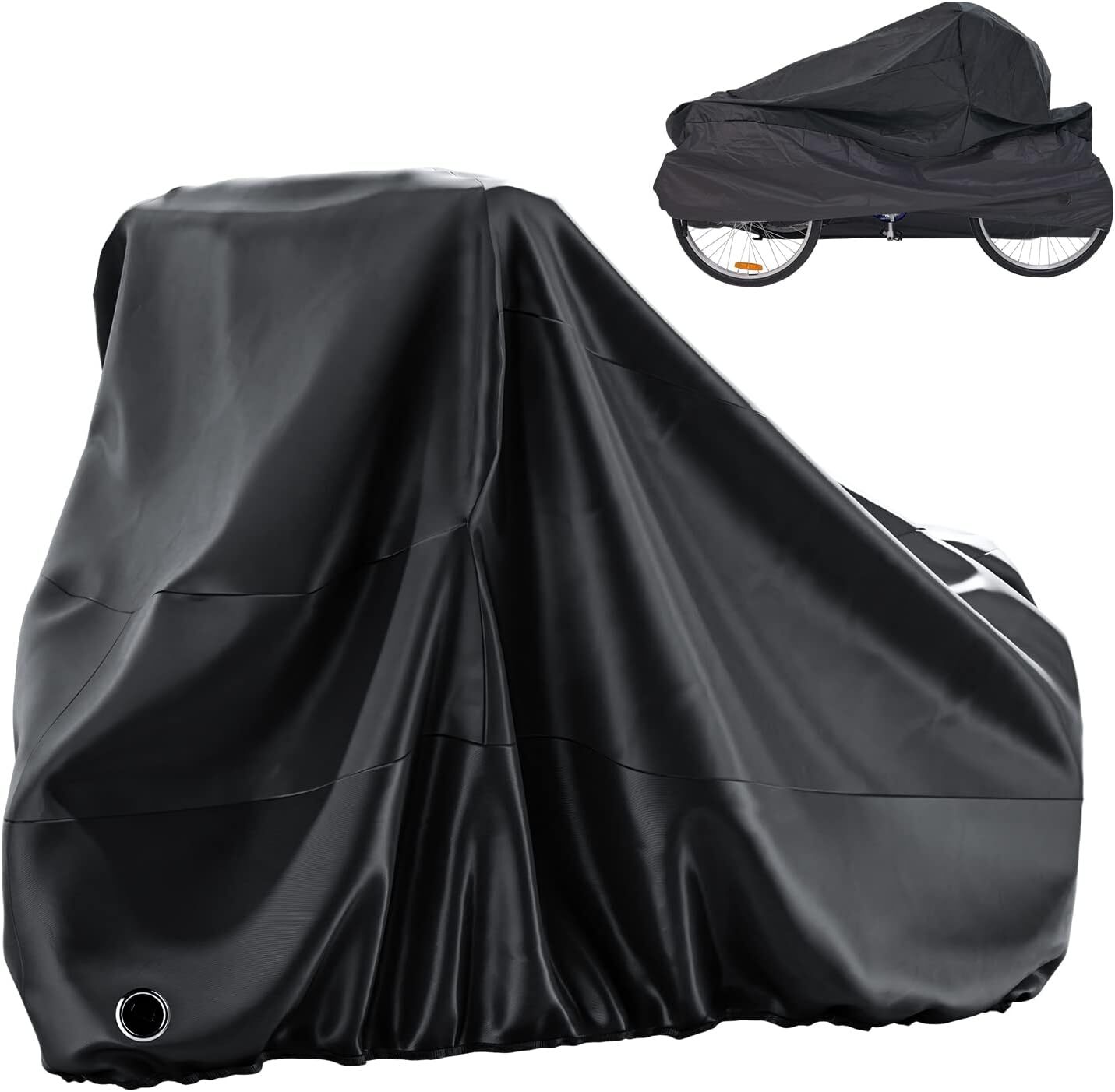 SLSY Bike Cover Waterproof Bicycle Covers Rain Sun UV Dust WindProof &Lock Hole