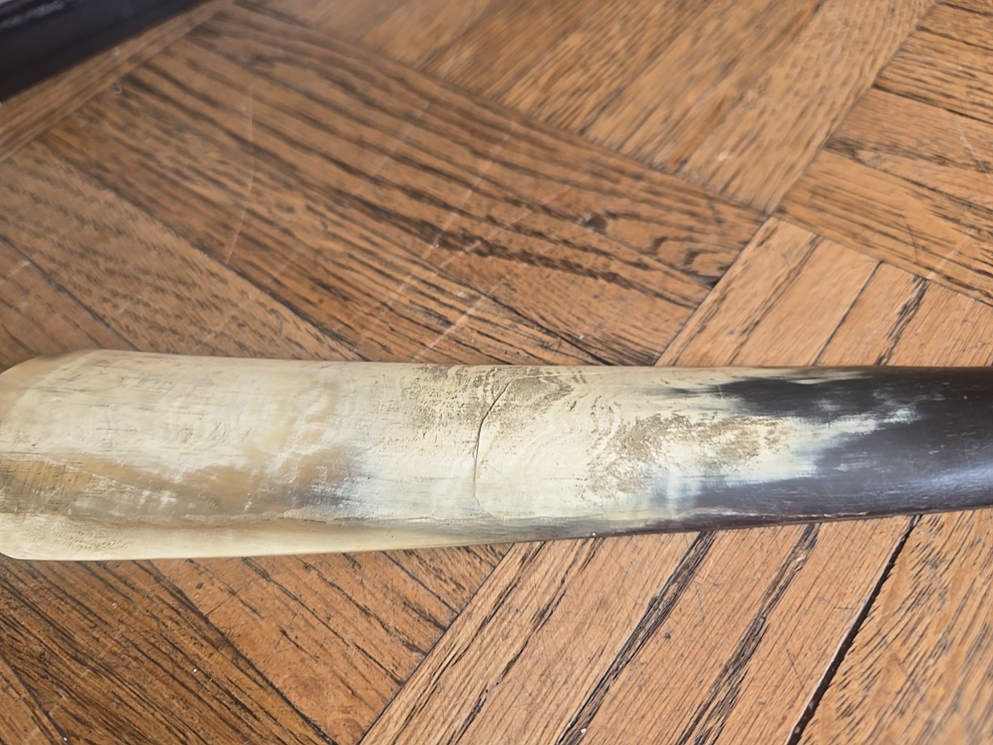 Vintage Saks Fifth Avenue Shoe Horn Handmade In Scotland Genuine 12"Horn *read*