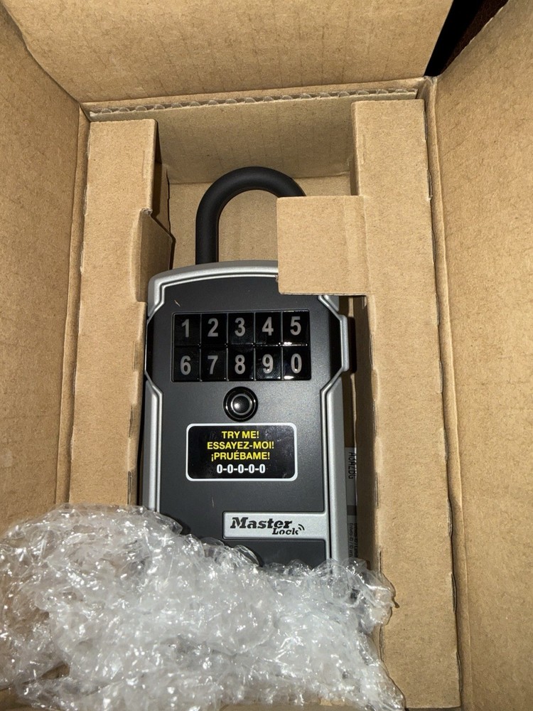 MasterLock Bluetooth Key Lock Box Select Access Smart Wall Mount 5441EURD
